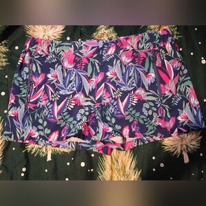 Reel Legends Navy Floral Crop Top